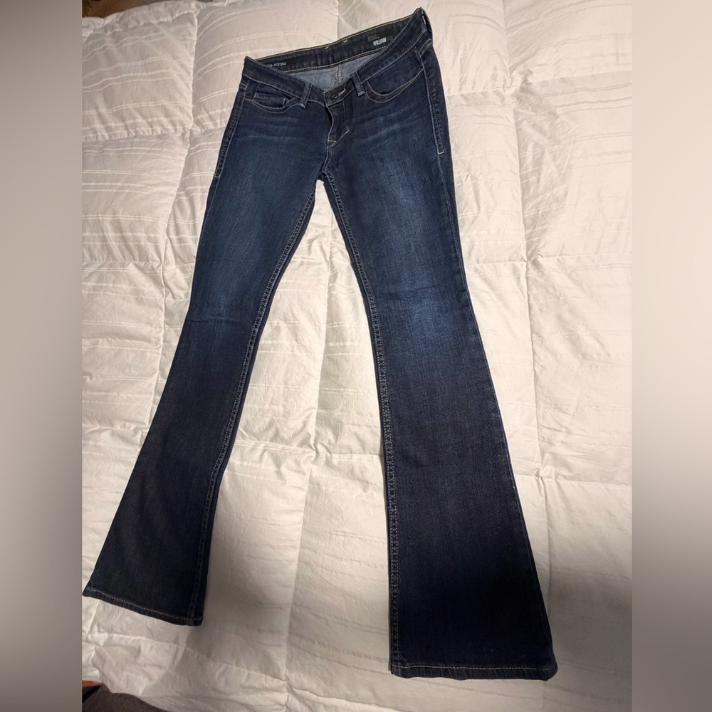 William Rast Dark Blue Stella Boot Cut Jeans